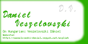 daniel veszelovszki business card